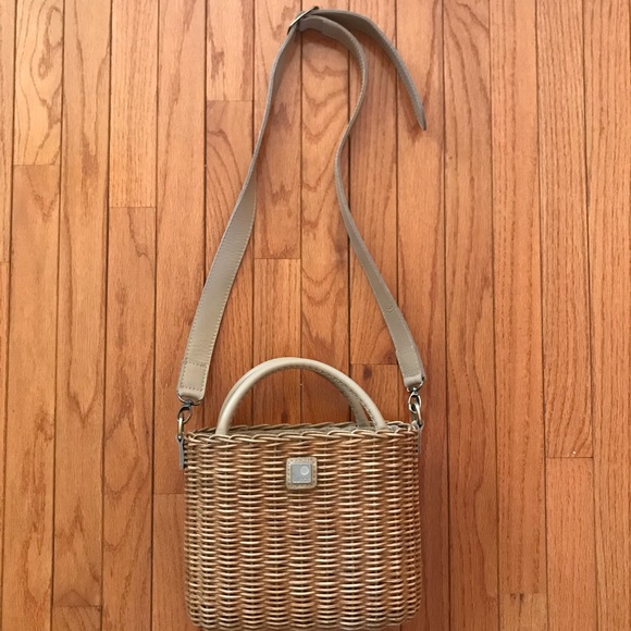 Lunar Crossbody Rattan Bag - Picture 1 of 6
